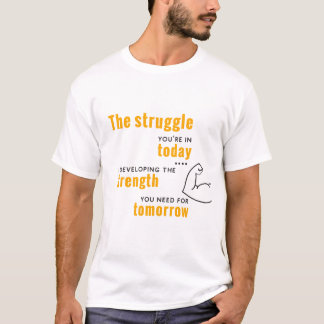 Camiseta motivacional presente aniversário