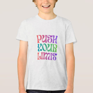 Camiseta Motivacional Push Your Limit - Quebra Lim