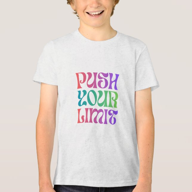 Camiseta Motivacional Push Your Limit - Quebra Lim (Frente)