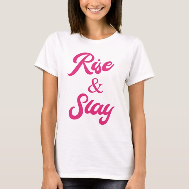 Camiseta Motivacional Rise e Eslay (Frente)