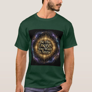 Camiseta Motivacional Seja A Energia Que Você Quer