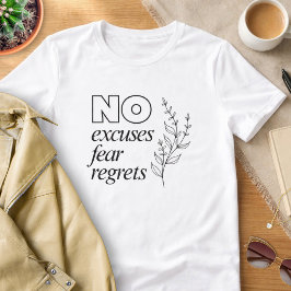 Camiseta Motivacional Sem Desculpas