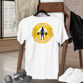 Camiseta Motivacional Vamos Levantar Uns aos Outro