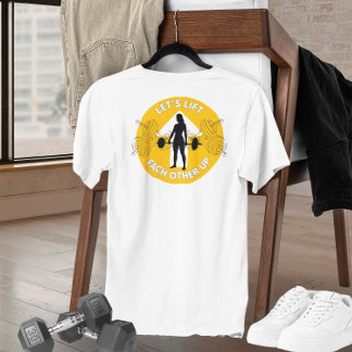 Camiseta Motivacional Vamos Levantar Uns aos Outro