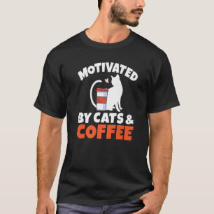 Camiseta Motivado Por Cats & Café