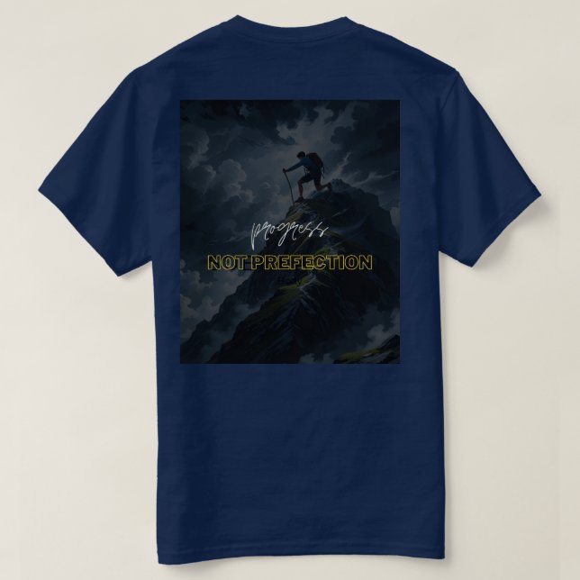 Camiseta motivadora para homens (Verso do Design)