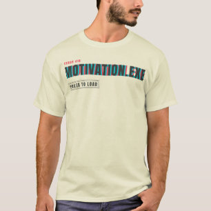 Camiseta Motivation.exe Falhou ao Carregar Humor de Tecno