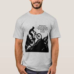 Camiseta Motivational Bike Competitive Sport para inspirá-l