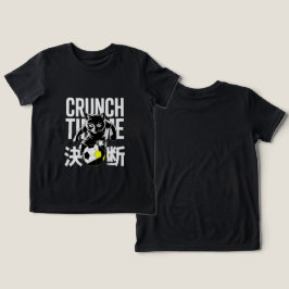 Camiseta Motivational Crunch Time Soccer Cat For Athletes 