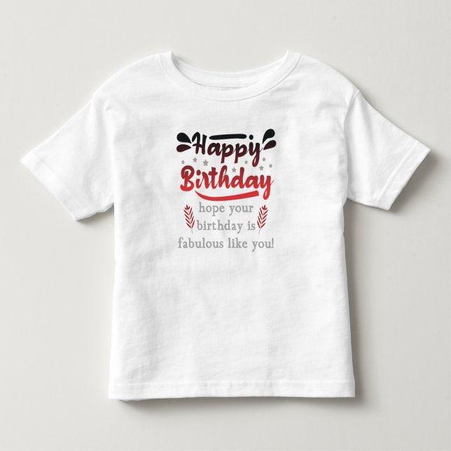 Camiseta Motivational Happy birthday wishes. (Frente)