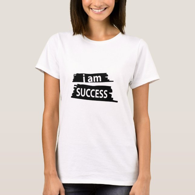 Camiseta Motivational I am Success Motivational (Frente)