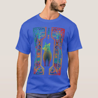 Camiseta Motivo Animal de Mandala amigo colorido