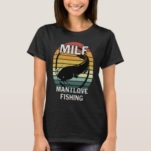 Camiseta motivo anjo bagre pescador e pescadores com MI