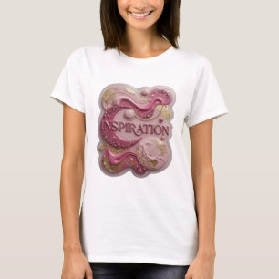Camiseta Motivo Artístico Edgy Pink INSPIRAÇÃO