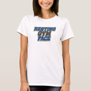 Camiseta Motivo Artístico FACE DE GINÁSIO DESCANSANDO Chic