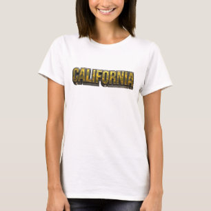 Camiseta Motivo Artístico Laranja CALIFÓRNIA