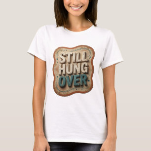 Camiseta Motivo Artístico Moderno em Verde Azulado COM SINA