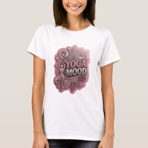 Camiseta Motivo Artístico Sharp Silver YOGA MOOD