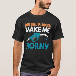 Camiseta Motivo-Caminhão Diesel Para Máquinas Mecânicas Die