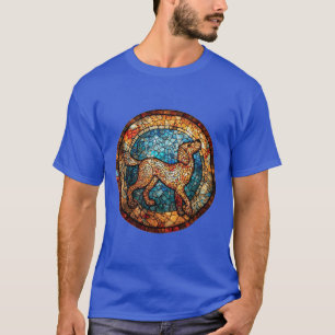 Camiseta Motivo de Cachorro com Cores Vibrantes