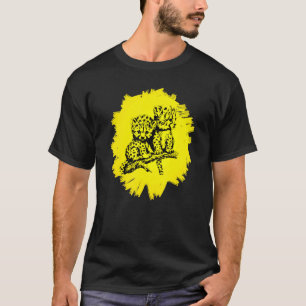 Camiseta Motivo de Guepardo Predador Gato Animal Guepardos