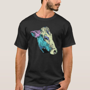 Camiseta Motivo de impressão gráfica de animal Farmer color