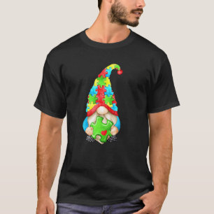 Camiseta Motivo de Professor de Autismo Fofo Com Puzzle Con