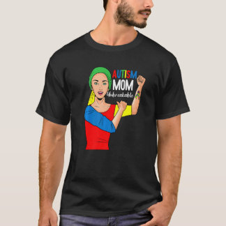 Camiseta Motivo de Puzzle de Fita de Conscientização Inqueb