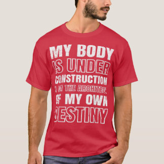 Camiseta Motivo do Treinador Pessoal Eercise Malhação de Wo