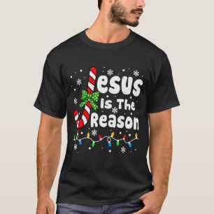 Camiseta Motivo Jesus Natal Cana de Açúcar Fé Cristão