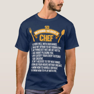 Camiseta Motivos Para A Produção De Comida De Cozinha De Co