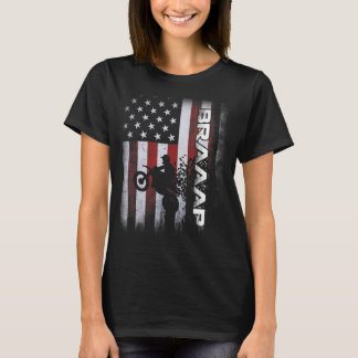 Camiseta Moto Braap Moto moto moto moto de bicicleta de jat