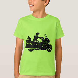 Camiseta moto da motocicleta do motociclista que goldwing
