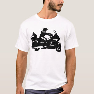 Camiseta moto da motocicleta do motociclista que goldwing