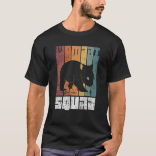 Camiseta Moto de Wombat Esquadrão Bonito, Rodent Anima Natu