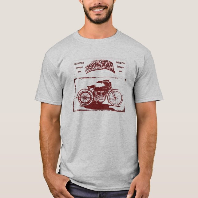 Camiseta moto flying merkel (Frente)