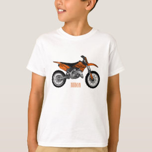 Camiseta Moto fora-de-estrada/desenho animado