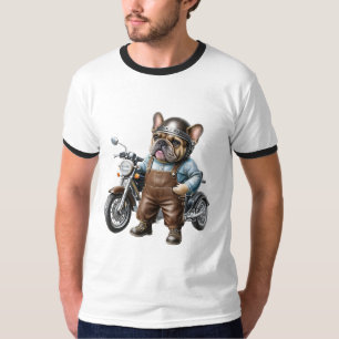 Camiseta Moto French Bulldog French Bulldog