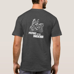 Camiseta Moto Garage Prepare para o Desconhecido
