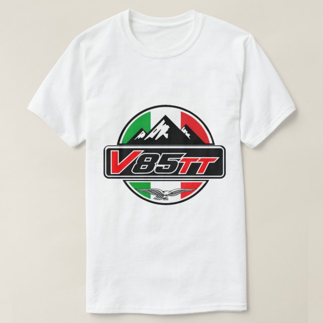 Camiseta Moto Guzzi V85TT (Frente do Design)