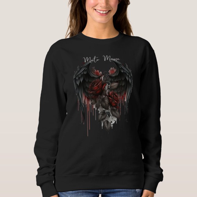 Camiseta Moto Mama Motocicleta (Frente)