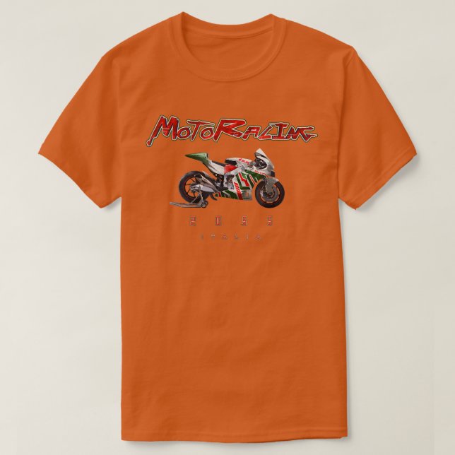 Camiseta Moto Racing Italy Super Bike Moto GP Austin Texas (Frente do Design)