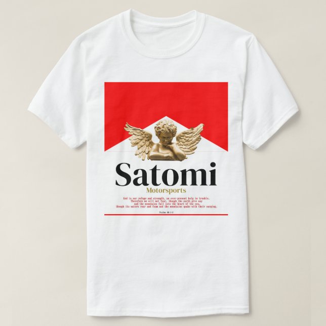 Camiseta moto satomi F-46 (Frente do Design)