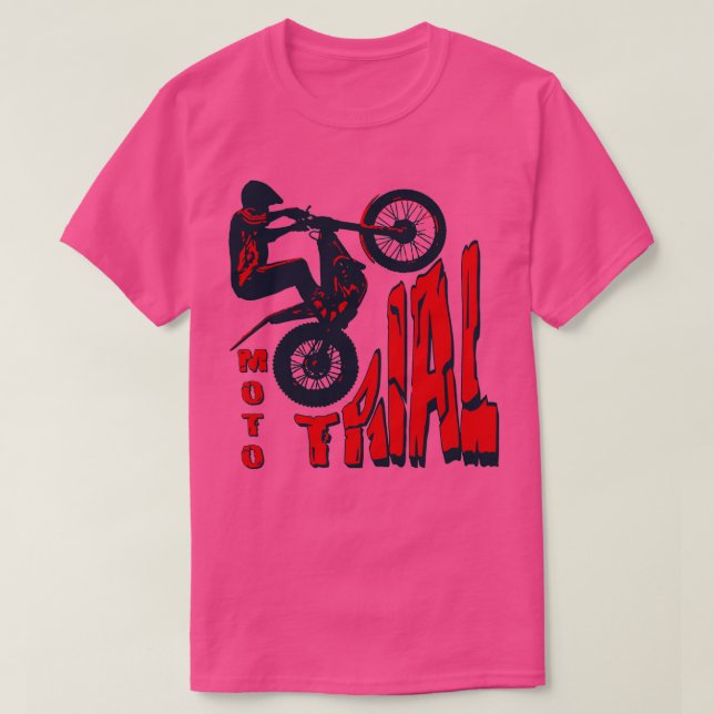 Camiseta Moto Trial Moto (Frente do Design)
