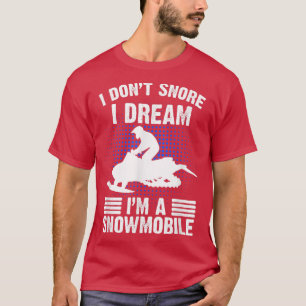 Camiseta Moto Trineo Soy Un Snowmobile Snowmobiler Snowmobi