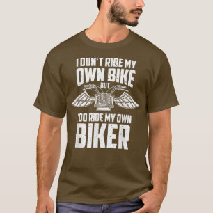Camiseta Motocicleta Ande Minha Esposa Biker