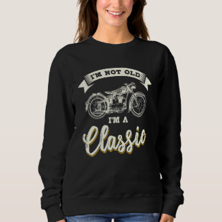 Camiseta Motocicleta Biker Gear não antiga, sou clássico