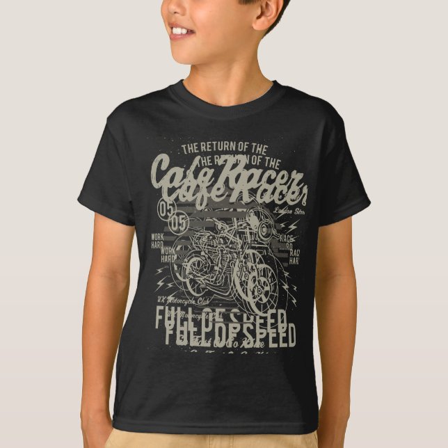 Camiseta Motocicleta Cafe Racer (Frente)