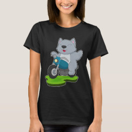 Camiseta Motocicleta Cat