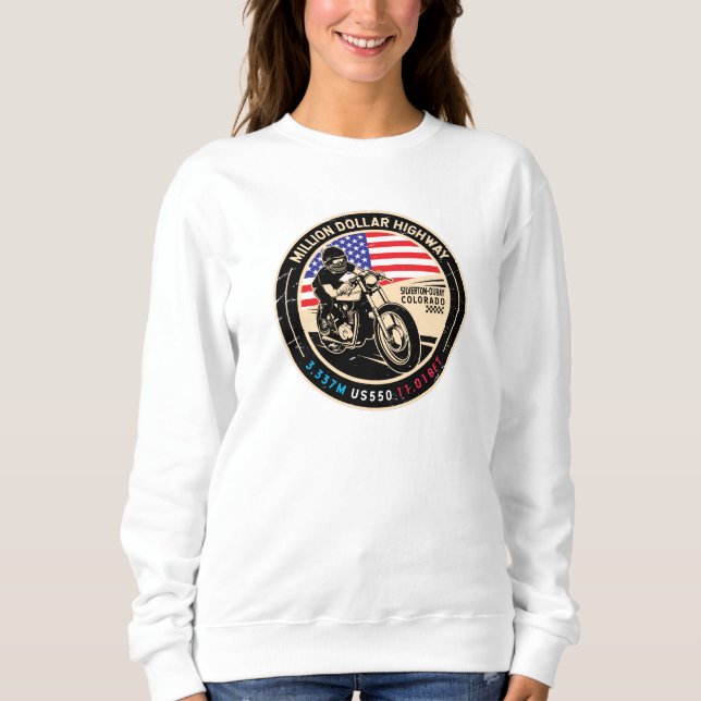 Camiseta Motocicleta Colorado em Milhão de Dólares (Frente)